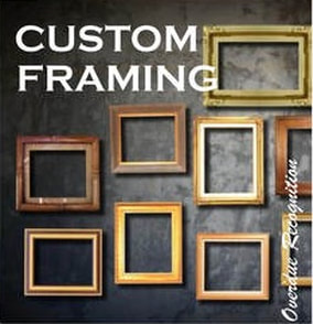 Custom Framing Overdue Recognition Art Gallery