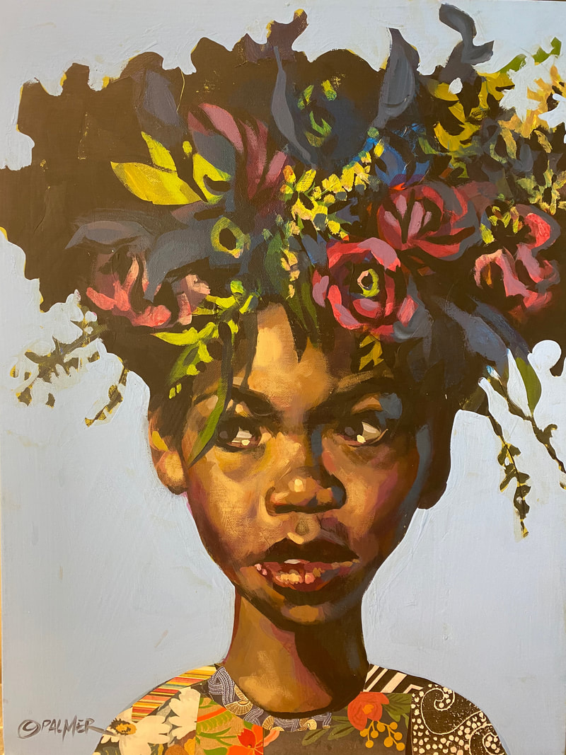 Charly Palmer African American Art Wildflower
